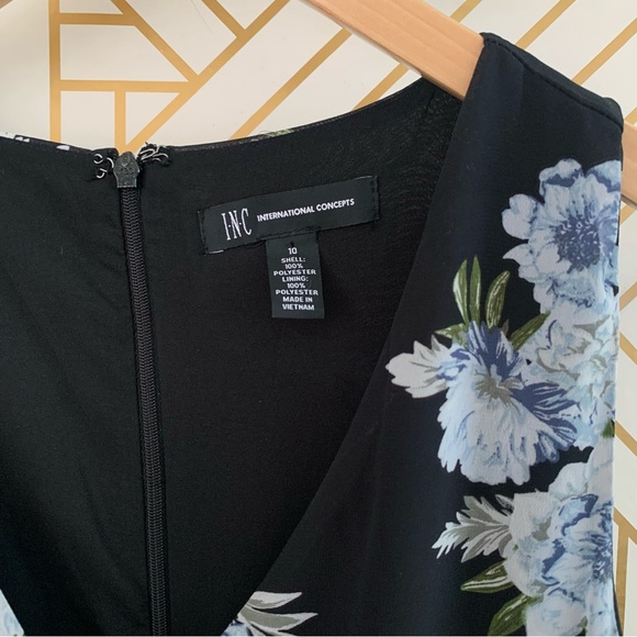 INC International Concepts Floral Tiered layered layers Maxi crossover Dress 10 - Picture 10 of 14